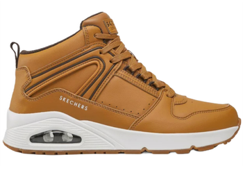 Skechers Buty Męskie Sneakersy Wysokie Uno - Keep Close Brązowe 41 EU