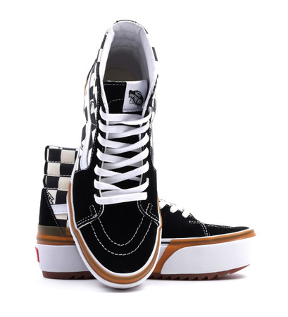 VANS Buty-Trampki CHECKERBOARD SK8-HI STACKED VN0A4BTWVLV 