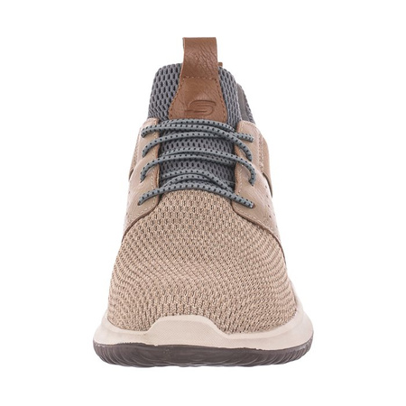 Buty sneakersy męskie Skechers Delson Camben wygodne brązowe 40 EU