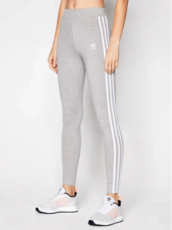 Legginsy damskie adidas Classics 3-Stripes GN4506 Szary Tight Fit 40