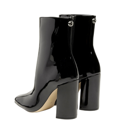 GUESS Botki damskie lakierowane BEAKER2 FL8B2KPAF10-BLACK
