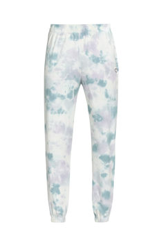 Skechers Spodnie Damskie Dresowe Joggery Cloud Tie-Dye Niebieski Fiolet M