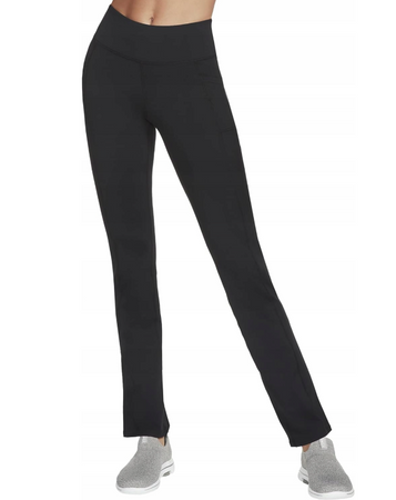Spodnie dresowe damskie Skechers Gowalk Pant II dzwony czarne S