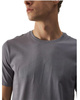 Koszulka męska t-shirt bawełniany 4F szary regular okrągły dekolt S