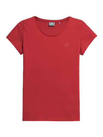 4F Koszulka damska gładka t-shirt AW23TTSHF0906-62S