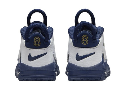 NIKE AIR MORE UPTEMPO KI BT buty sneakers dzieci-unisex białe