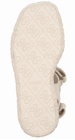 Guess Alibi Damskie Sandały Na Platformie Beżowe FLJLANELE03-CREAM 37 EU