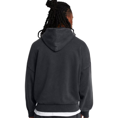 Bluza dresowa męska Under Armour UA Icon HWT Flc Wash OS Hood czarna XS