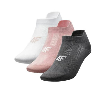 Skarpetki casual stopki damskie 4F F194 (3pack) 35-38