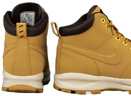 Buty męskie zimowe NIKE MANOA Leather brązowe wygodne 44 EU