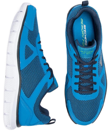 Skechers Buty Męskie Sportowe Track Bucolo niebieskie lekkie 42 EU