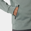 Bluza męska HELLY HANSEN HP FLEECE JACKET 2.0 34289-485 zielona lekka - M