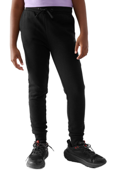 Spodnie dresowe joggery dziewczęce 4F F0828 czarne rozm. 122