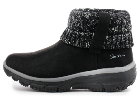 Skechers Botki Damskie Eesy Going Cozy Weather wsuwane czarne 35,5 EU