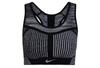Nike Biustonosz Damski Sportowy FE/NOM Flyknit Bra czarno-szary XS