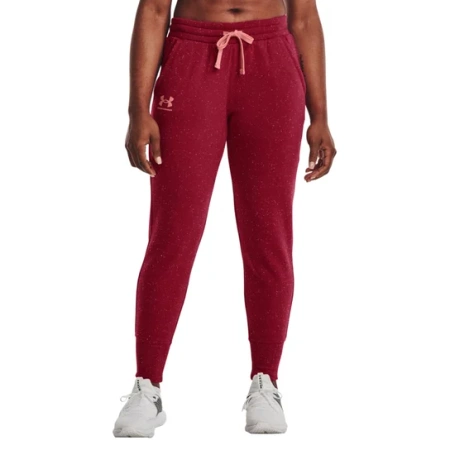 Spodnie dresowe damskie Under Armour Rival Fleece Joggers czerwone L