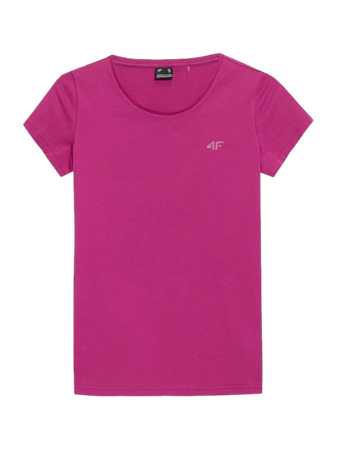 4F Koszulka damska gładka t-shirt AW23TTSHF0906-53S