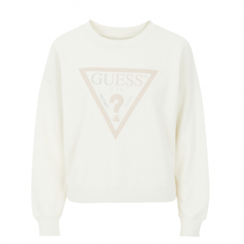 Bluza damska bez kaptura GUESS CN PONY HAIR W4RQ13KC5H2 biała S