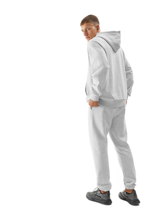 4F Spodnie dresowe uniwersalne joggery uniseks szare jasne XL