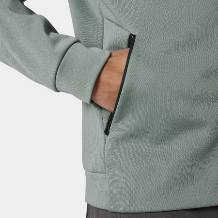 Bluza męska HELLY HANSEN HP FLEECE JACKET 2.0 34289-485 zielona lekka - M