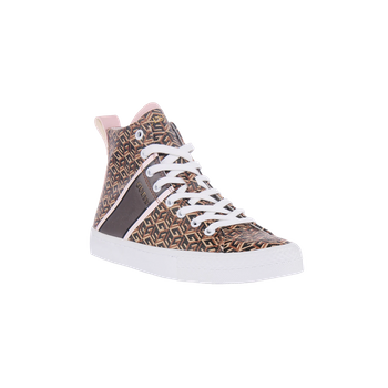 GUESS Sneakersy Damskie ELGA FL7ELGELE12-BROWN