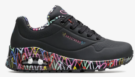 Skechers Buty Damskie Sneakersy Uno - Loving Czarne 36,5 EU