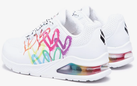 Buty sneakersy damskie SKECHERS UNO 2 - FLOAT wygodne białe 39 EU