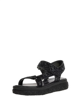 Guess Sandały Damskie FLJLODFAP03-BLACK Na Platformie Czarne 36 EU