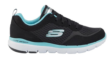 Skechers Damskie Buty Sportowe Flex Appeal 3.0 Go Forward Czarne 37 EU