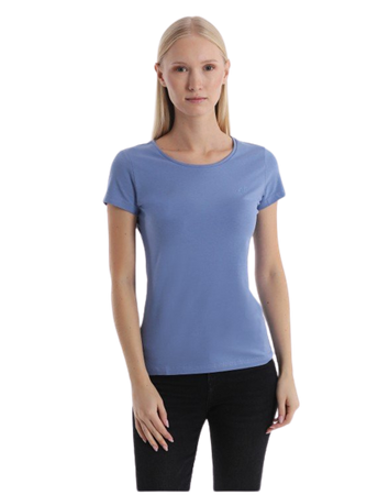 4F Koszulka damska gładka t-shirt AW23TTSHF0906-32S