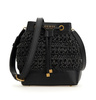 Guess Torebka Damska Słomkowa Liguria Drawstring HWWB8696040-BLA