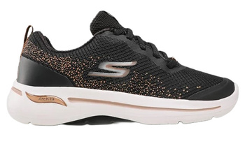 SKECHERS Damskie Buty Sportowe GO WALK ARCH FIT FLYING STARS Czarne 36,5 EU