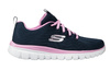 SKECHERS Buty Sportowe Damskie GRACEFUL GET CONNECTED Granatowe 38 EU
