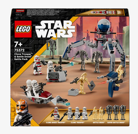 LEGO Star Wars Żołnierze armii klonów - zestaw bitewny 75372