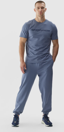 Spodnie dresowe joggery męskie 4F CAS M0785 niebieskie rozm. XXL