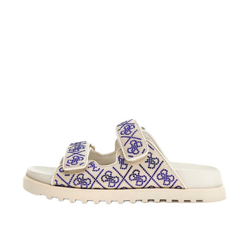 GUESS Sandały z podwójnym paskiem Fadeliza Beżowe 36EU