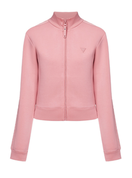 Damska Bluza GUESS NEW ALLIE SCUBA ZIP SWEATSHIRT Różowa S