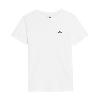4F T-Shirt Koszulka Dziecięca gładka JAW23TTSHM0795-10S