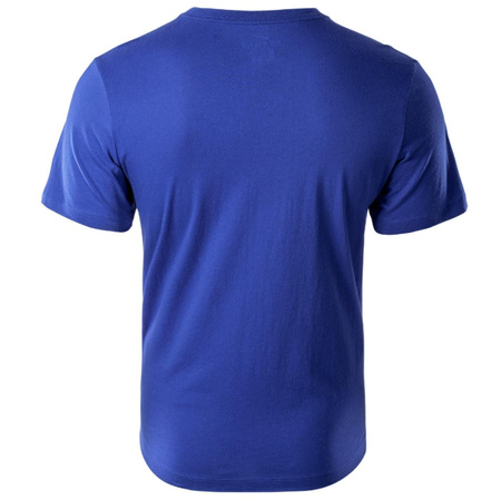 Nike T-Shirt Męski bawełniany niebieski Breathe Run Top S
