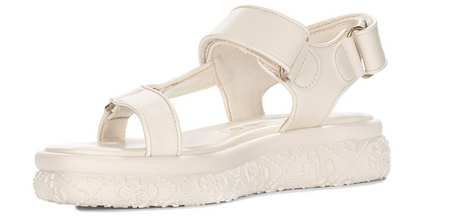 Guess Alibi Damskie Sandały Na Platformie Beżowe FLJLANELE03-CREAM 37 EU