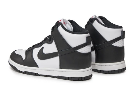 Nike Buty Damskie Sportowe Sneakersy wysokie Dunk High czarno-białe 38 EU