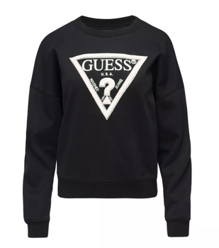 Bluza damska bez kaptura GUESS CN PONY HAIR W4RQ13KC5H2 czarna S
