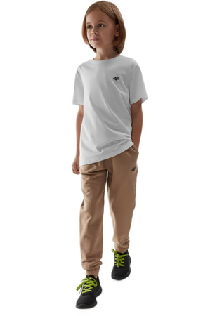 4F T-Shirt Koszulka Dziecięca gładka JAW23TTSHM0795-10S