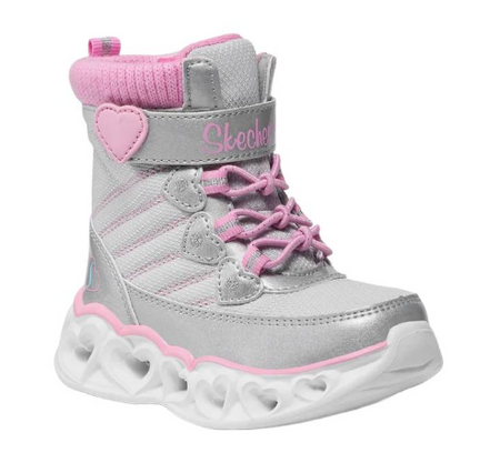 Buty kozaki Skechers Heart Chase Szare rozmiar 21 EU