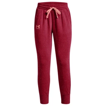 Spodnie dresowe damskie Under Armour Rival Fleece Joggers czerwone L