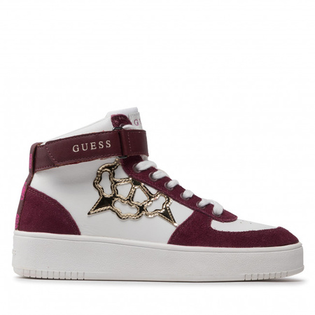 GUESS Trampki Damskie VYVES FL7VYVLEA12-BURGU