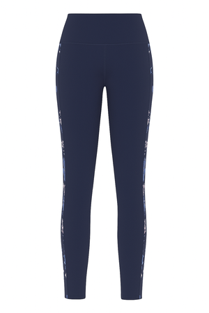 Legginsy damskie z wysokim stanem Skechers The Gowalk Dizzy Flo granat XS