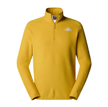 The North Face M 100 GLACIER 1/4 ZIP - EU Turmeric