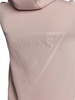 Bluza z kapturem damska GUESS ALLIE SCUBA HOODIE zasuwana brudny róż S