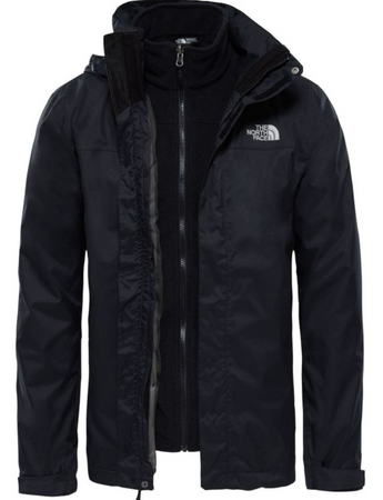 The North Face Kurtka z kapturem M EVOLVE II TRI JKT TNF BLACK